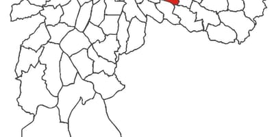Vila Formosa bölgesinin haritası