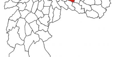 Vila Formosa bölgesinin haritası