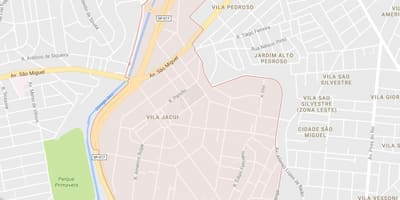 Vila Jacuí São Paulo haritası