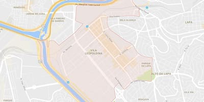 Vila Leopoldina São Paulo haritası