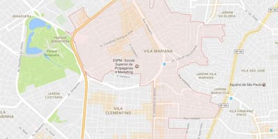 Vila Mariana, São Paulo haritası