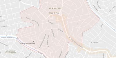 Vila Matilde São Paulo haritası