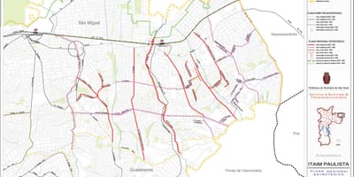 Yollar Olanakları Müzesi haritası - Vila Curuçá São Paulo - 